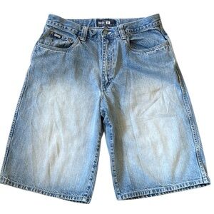 Vintage 90’s Y2K Enyse Baggy Jorts Jean Shorts Medium Blue Wash Fade Cotton 34